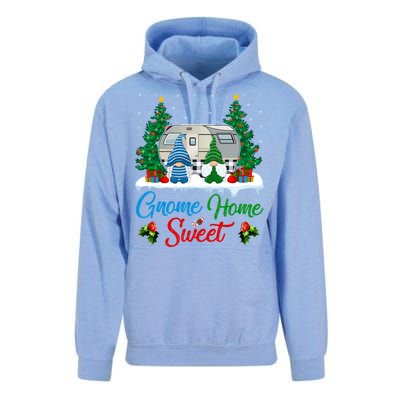 Xmas Gnome Sweet Home Funny Camper Camping Christmas Gift Unisex Surf Hoodie