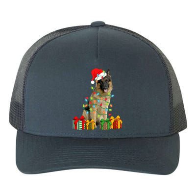 Xmas Ger Shepherd Dog Christmas Lights Puppy Lover Great Gift Yupoong Adult 5-Panel Trucker Hat