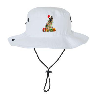 Xmas Ger Shepherd Dog Christmas Lights Puppy Lover Great Gift Legacy Cool Fit Booney Bucket Hat