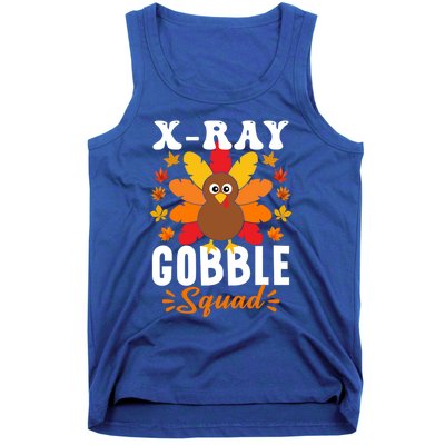 Xray Gobble Squad Gift Funny Turkey Thanksgiving Gift Tank Top