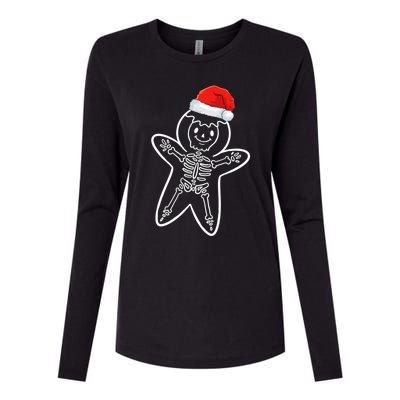 XRay Gingerbread Skeleton Christmas Nurse Xray Tech Meaningful Gift Womens Cotton Relaxed Long Sleeve T-Shirt