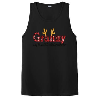 Xmas Granny Way Too Cool To Be Called Grandmother Christmas Funny Gift PosiCharge Competitor Tank