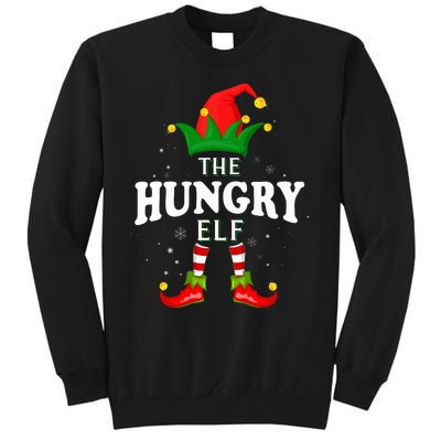 Xmas Hungry Elf Family Matching Christmas Pajama Sweatshirt