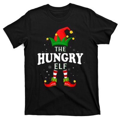 Xmas Hungry Elf Family Matching Christmas Pajama T-Shirt