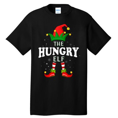 Xmas Hungry Elf Family Matching Christmas Pajama Tall T-Shirt