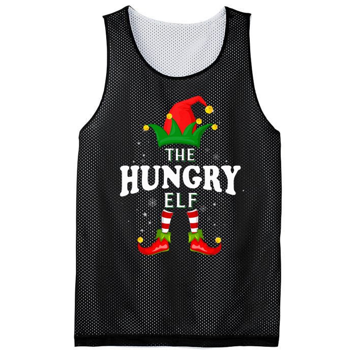 Xmas Hungry Elf Family Matching Christmas Pajama Mesh Reversible Basketball Jersey Tank