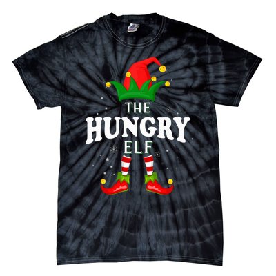 Xmas Hungry Elf Family Matching Christmas Pajama Tie-Dye T-Shirt