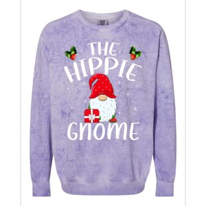 Xmas Holiday Family Matching The Hippie Gnome Christmas Gift Colorblast Crewneck Sweatshirt