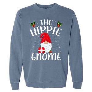 Xmas Holiday Family Matching The Hippie Gnome Christmas Gift Garment-Dyed Sweatshirt