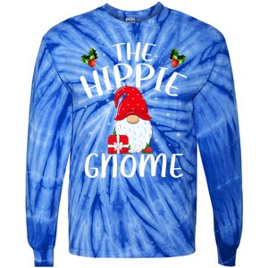 Xmas Holiday Family Matching The Hippie Gnome Christmas Gift Tie-Dye Long Sleeve Shirt