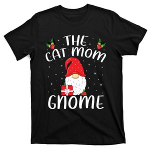 Xmas Holiday Family Matching The Cat Mom Gnome Christmas T-Shirt