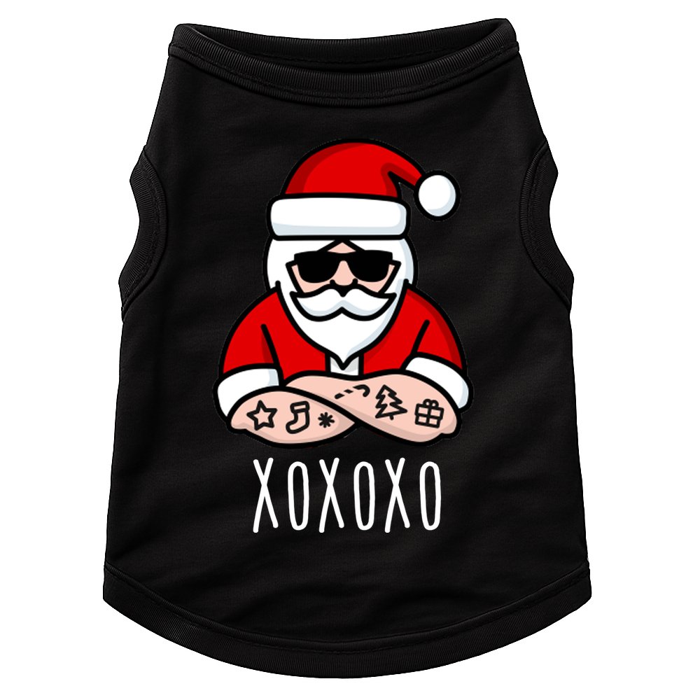 XOXOXO Ho Ho Ho Cool Santa Doggie Tank