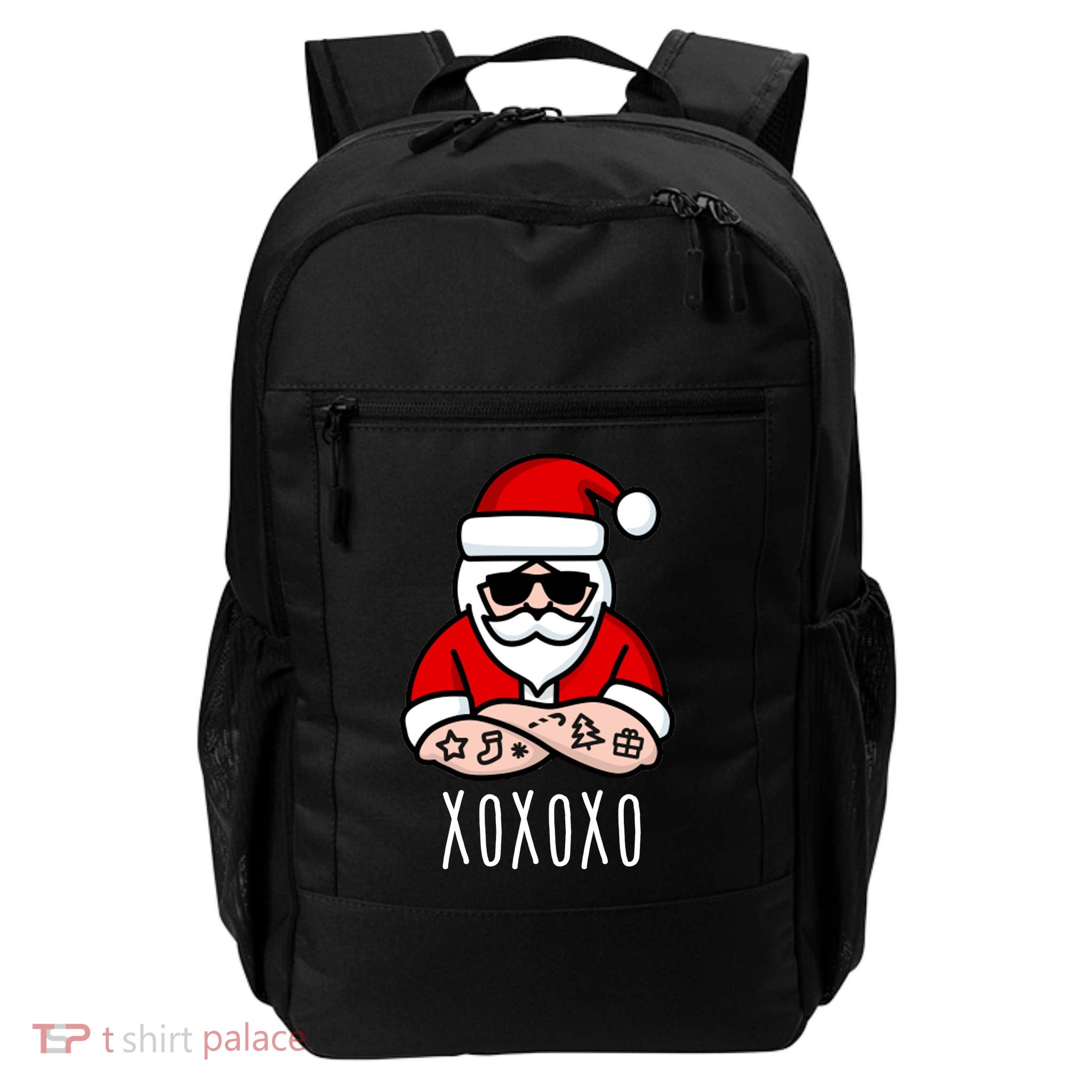 XOXOXO Ho Ho Ho Cool Santa Daily Commute Backpack