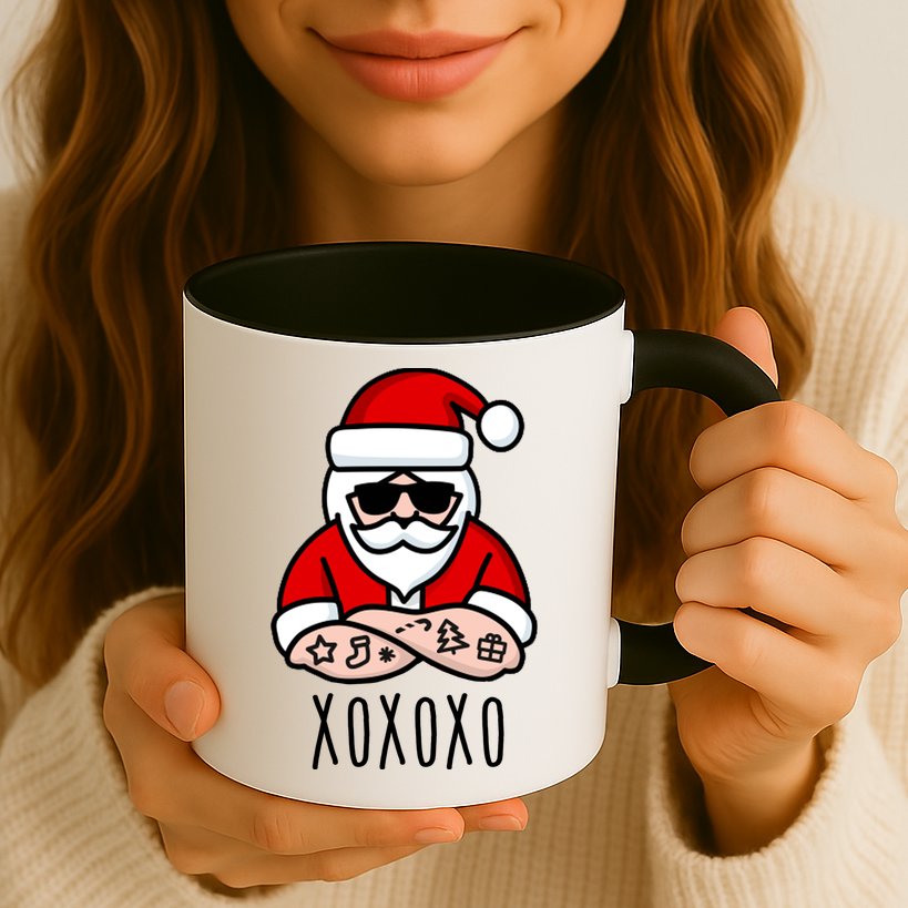 XOXOXO Ho Ho Ho Cool Santa Mug