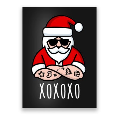 XOXOXO Ho Ho Ho Cool Santa Poster