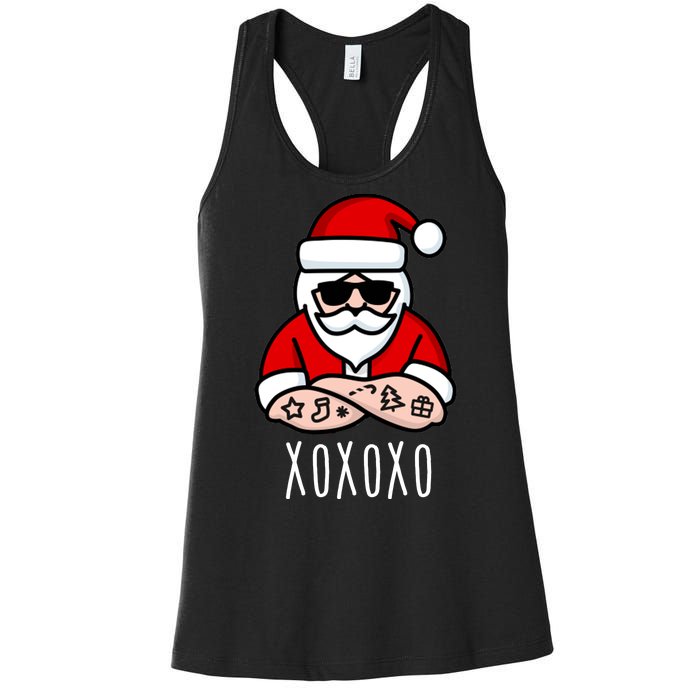 XOXOXO Ho Ho Ho Cool Santa Women's Racerback Tank