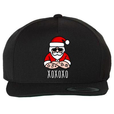 XOXOXO Ho Ho Ho Cool Santa Wool Snapback Cap