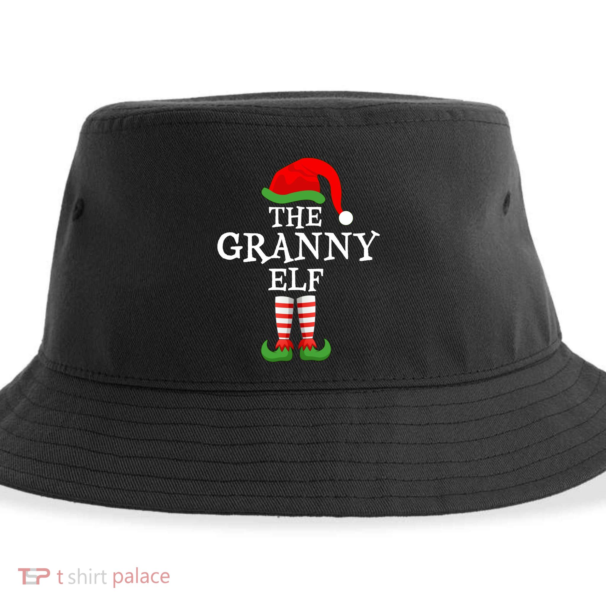 Xmas Holiday Matching Ugly Christmas Sweater The Granny Cool Gift Sustainable Bucket Hat