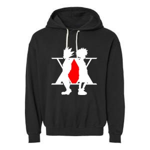 Xx Hunter Manga Retro Garment-Dyed Fleece Hoodie