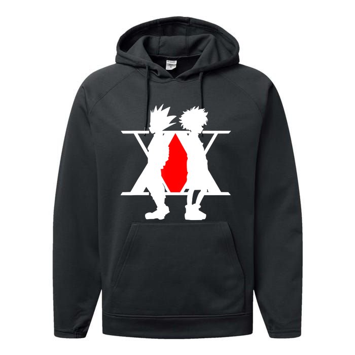 Xx Hunter Manga Retro Performance Fleece Hoodie