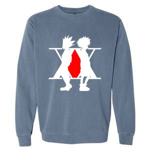 Xx Hunter Manga Retro Garment-Dyed Sweatshirt