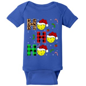 Xmas Holiday Matching Santa Ho Ho Ho Pickleball Christmas Gift Baby Bodysuit