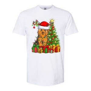 Xmas Holiday Santa Yorkshire Terrier Dog Christmas Tree Gift Softstyle CVC T-Shirt