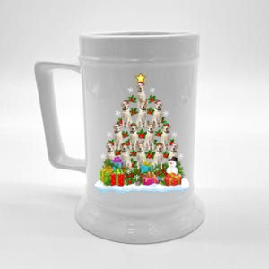 Xmas Holiday Santa Labrador Retriever Dog Christmas Tree Gift Beer Stein