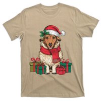 Xmas Holiday Santa Hat Anatolian Shepherd Dog Christmas T-Shirt