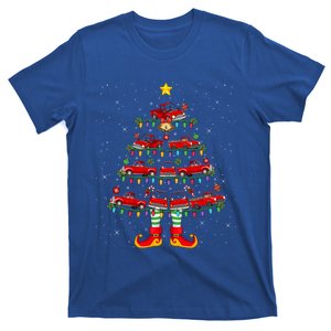 Xmas Holiday Santa Lights Red Truck Christmas Tree Gift T-Shirt