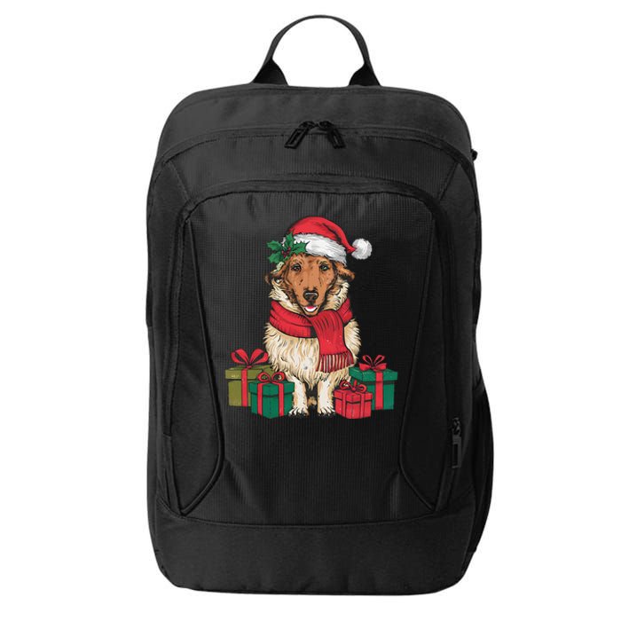 Xmas Holiday Santa Hat Anatolian Shepherd Dog Christmas City Backpack