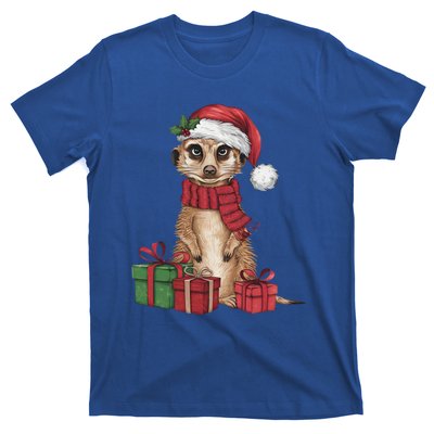 Xmas Holiday Santa Meerkat Christmas Great Gift T-Shirt