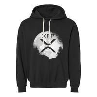 Xrp Hodl To The Moon Crypto Garment-Dyed Fleece Hoodie