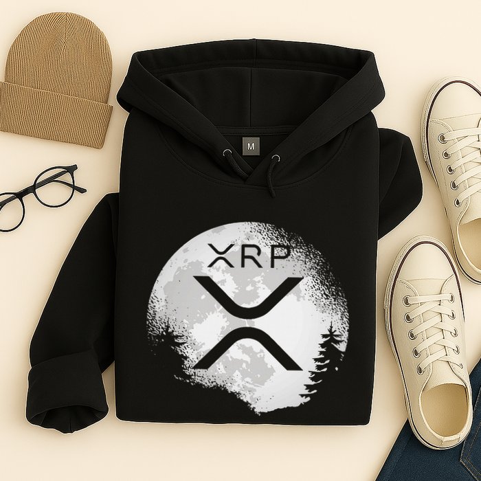 Xrp Hodl To The Moon Crypto Hoodie