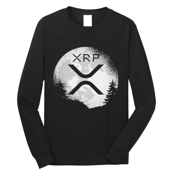 Xrp Hodl To The Moon Crypto Long Sleeve Shirt