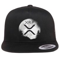Xrp Hodl To The Moon Crypto Flat Bill Trucker Hat