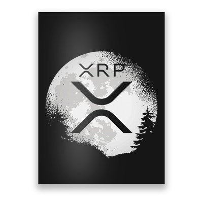 Xrp Hodl To The Moon Crypto Poster