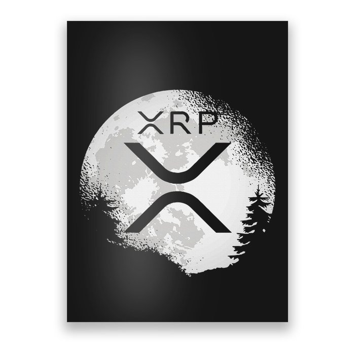 Xrp Hodl To The Moon Crypto Poster