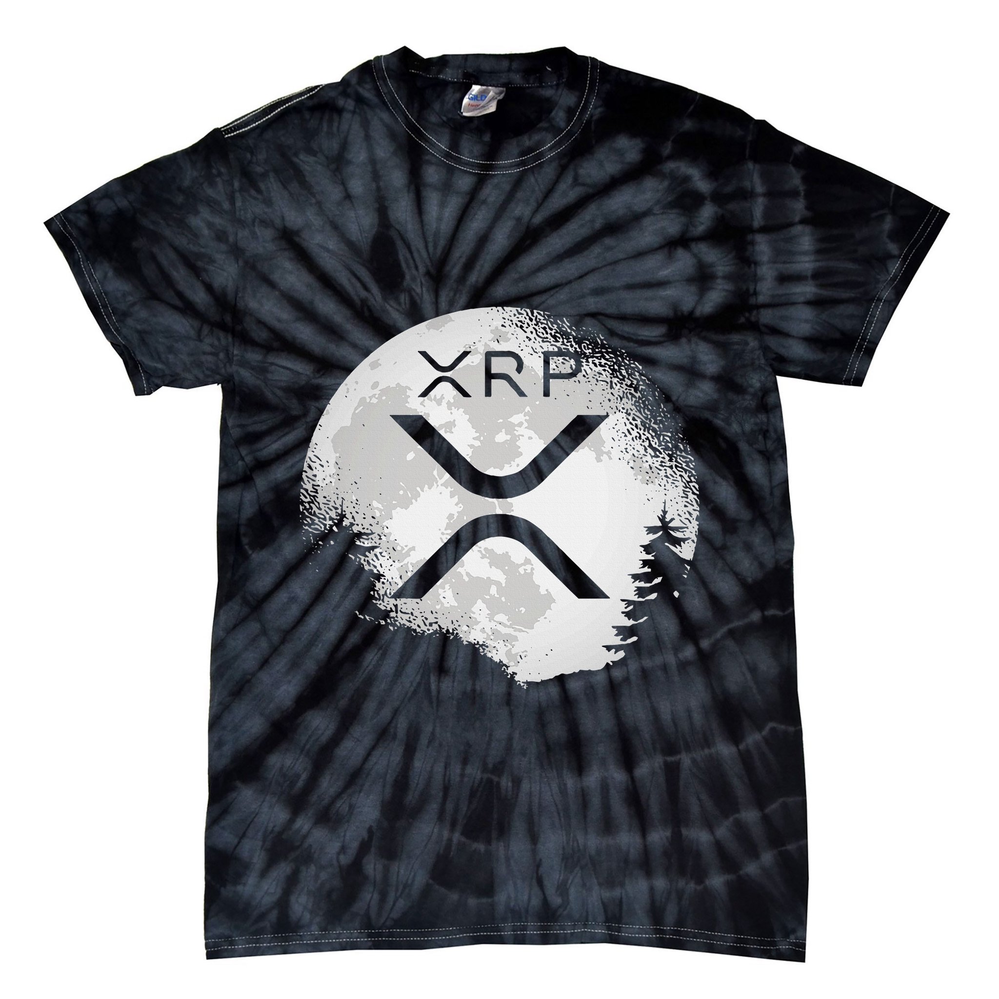 Xrp Hodl To The Moon Crypto Tie-Dye T-Shirt