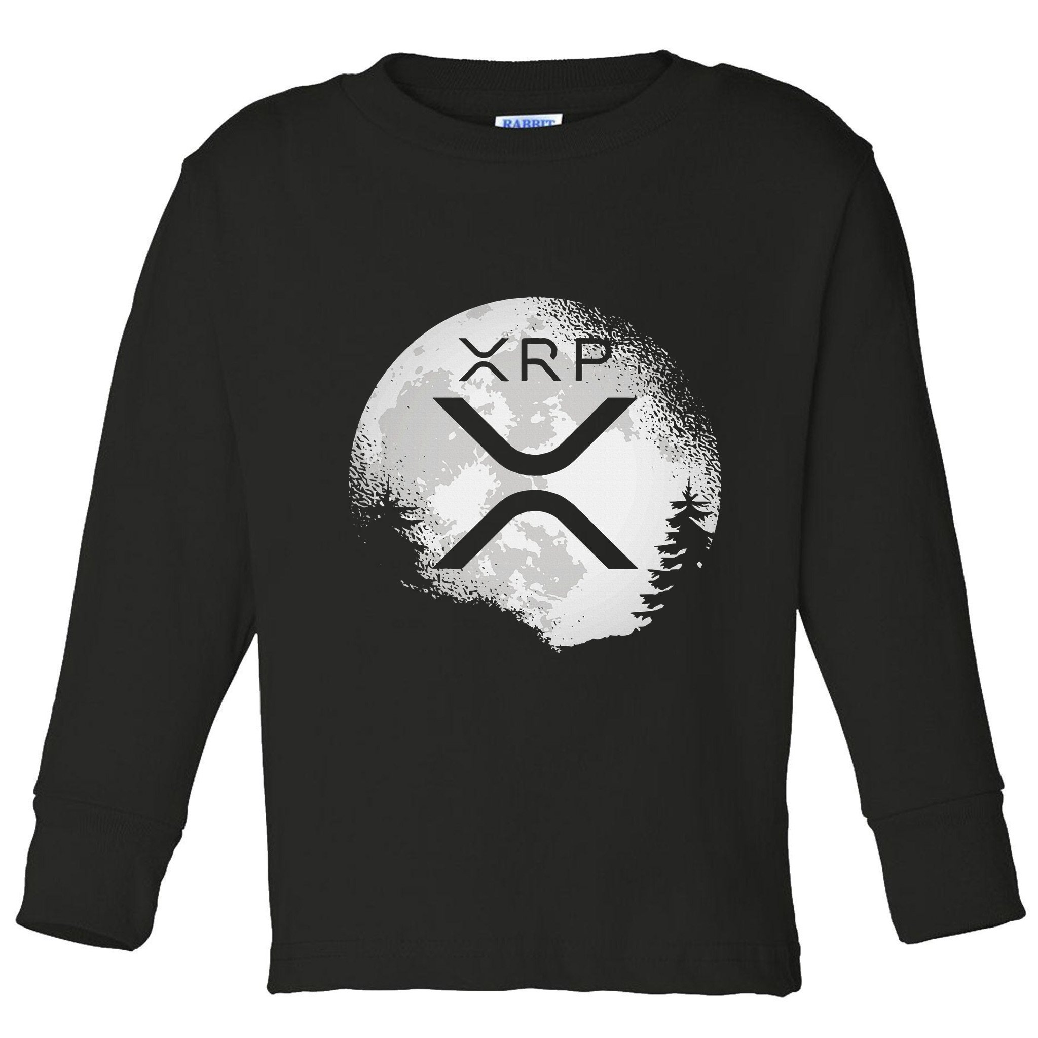 Xrp Hodl To The Moon Crypto Toddler Long Sleeve Shirt