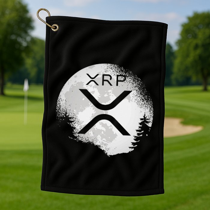Xrp Hodl To The Moon Crypto Golf Towel