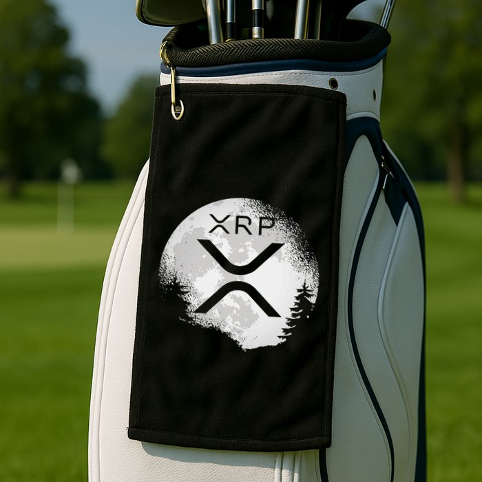 Xrp Hodl To The Moon Crypto Golf Towel