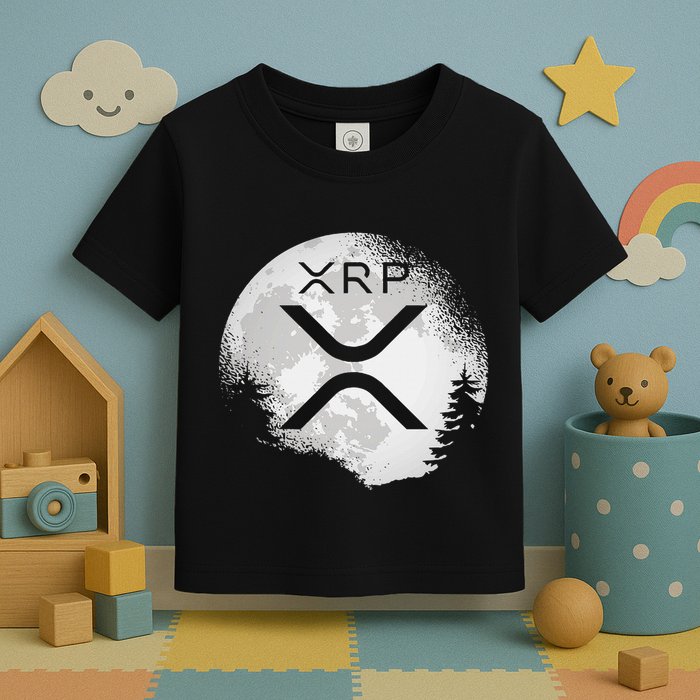 Xrp Hodl To The Moon Crypto Toddler T-Shirt
