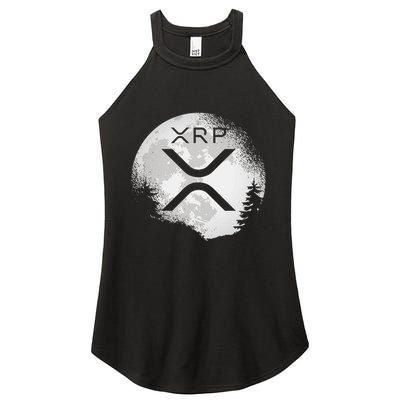 Xrp Hodl To The Moon Crypto Women's Perfect Tri Rocker Tank