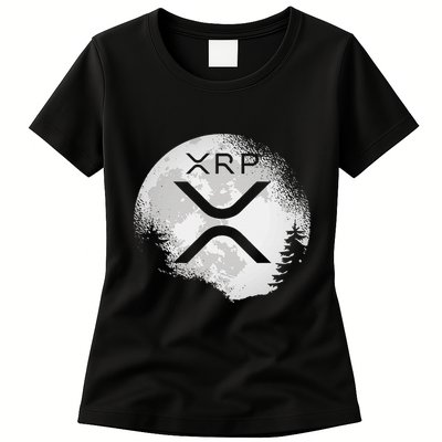 Xrp Hodl To The Moon Crypto Womens T-Shirt