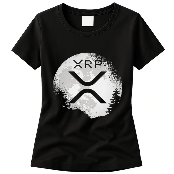 Xrp Hodl To The Moon Crypto Womens T-Shirt
