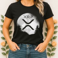 Xrp Hodl To The Moon Crypto Womens T-Shirt