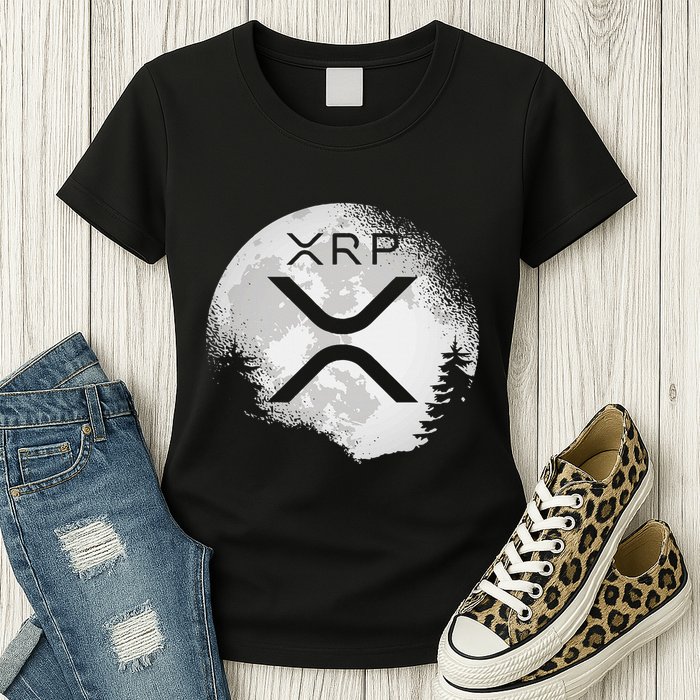 Xrp Hodl To The Moon Crypto Womens T-Shirt