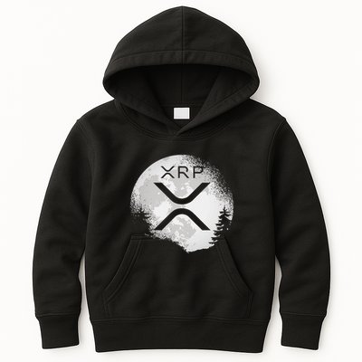 Xrp Hodl To The Moon Crypto Kids Hoodie
