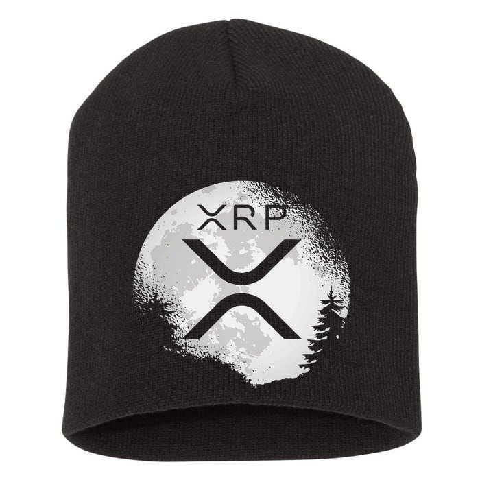 Xrp Hodl To The Moon Crypto Short Acrylic Beanie